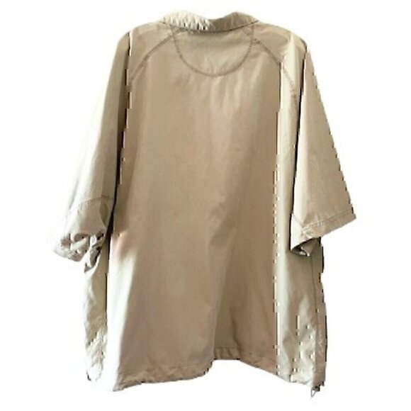 Men's Tommy Bahama Mercedes Benz Short Sleeve Golf Pullover Windbreaker size XXL - Picture 2 of 5